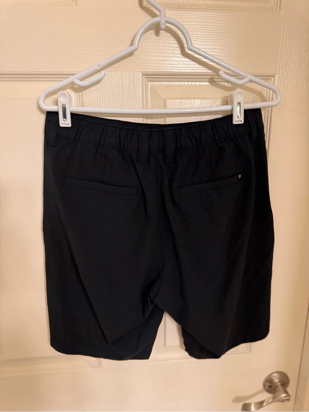 Banana Republic Black Flat-Front Men's Shorts